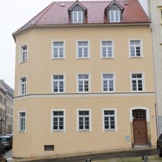 Wohnhaus in geschlossener Bebauung, Eckhaus zur Rosenstraße Helle Gasse 16