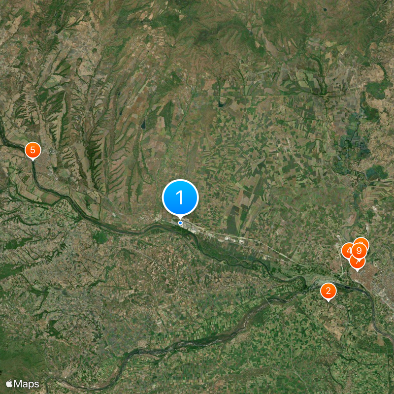 Poste frontière de Kapıkule Carte