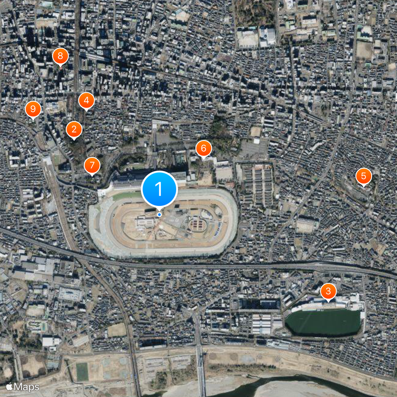 Tokyo Racecourse Mappa