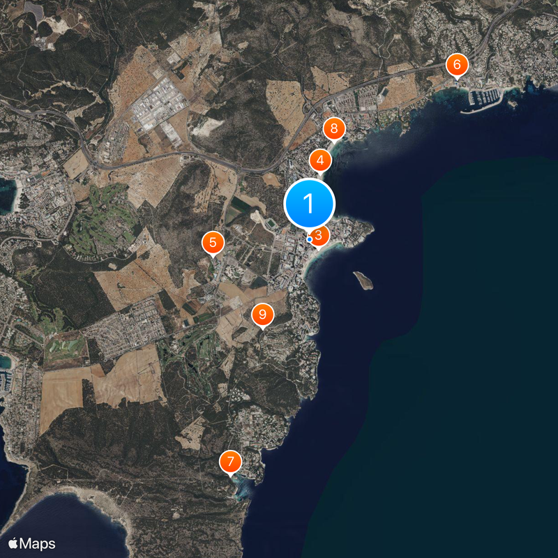Magaluf Map