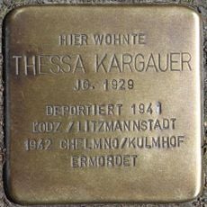 Stolperstein dedicated to Thessa Kargauer
