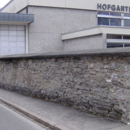 Rest der ehemaligen Hofgartenmauer