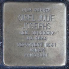 Stolperstein en memoria de Gidel Julie Josephs