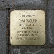 Stolperstein dedicated to Irma Wolff