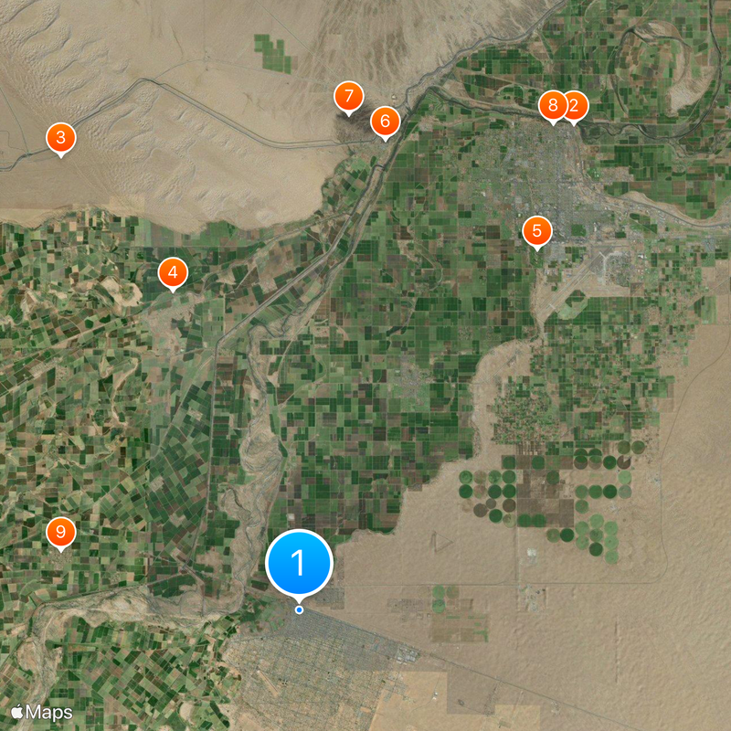 San Luis Río Colorado Map