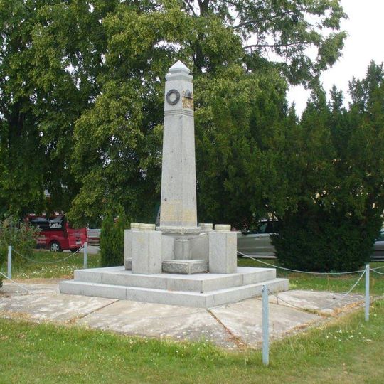 World wars memorial in Lužec nad Vltavou