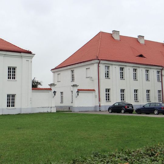 Left outbuilding at Bishops Palace in Wolbórz