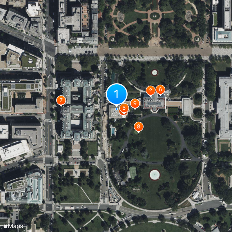 White House Office of the Staff Secretary Map