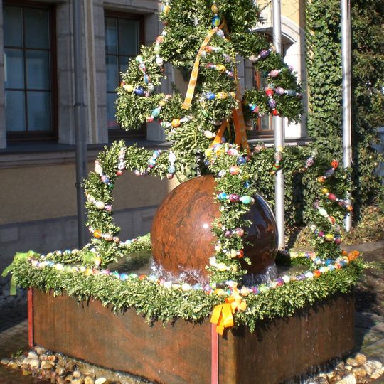 Easter fountains in Ochenbruck