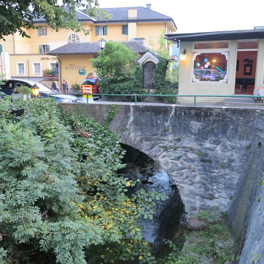 Riegenbachbrücke und Bildstock hl. Johannes Nepomuk