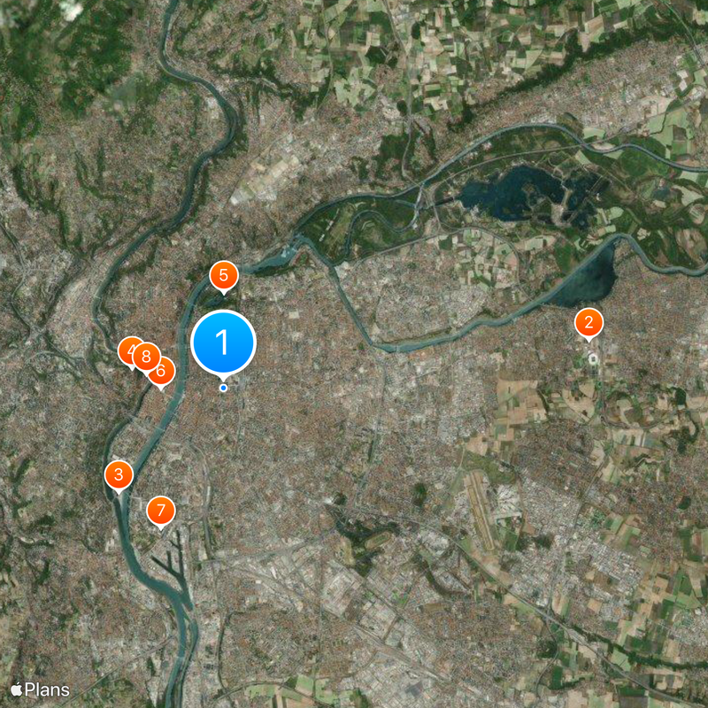 Métropole de Lyon Kaart