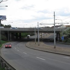 Bridge of Liberecká street over Zenklova street