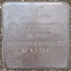 Stolperstein en memoria de Iwan Jacobsohn