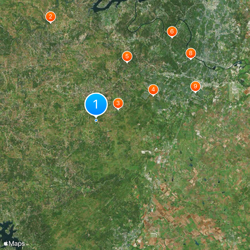 The Salt Lick Map
