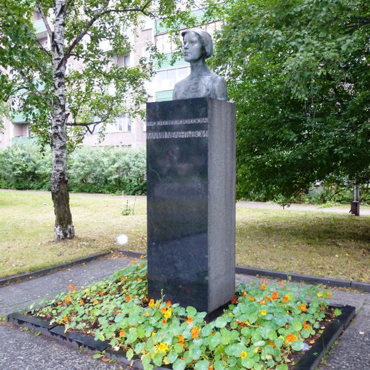 Bust of Mariya Melentyeva in Petrozavodsk