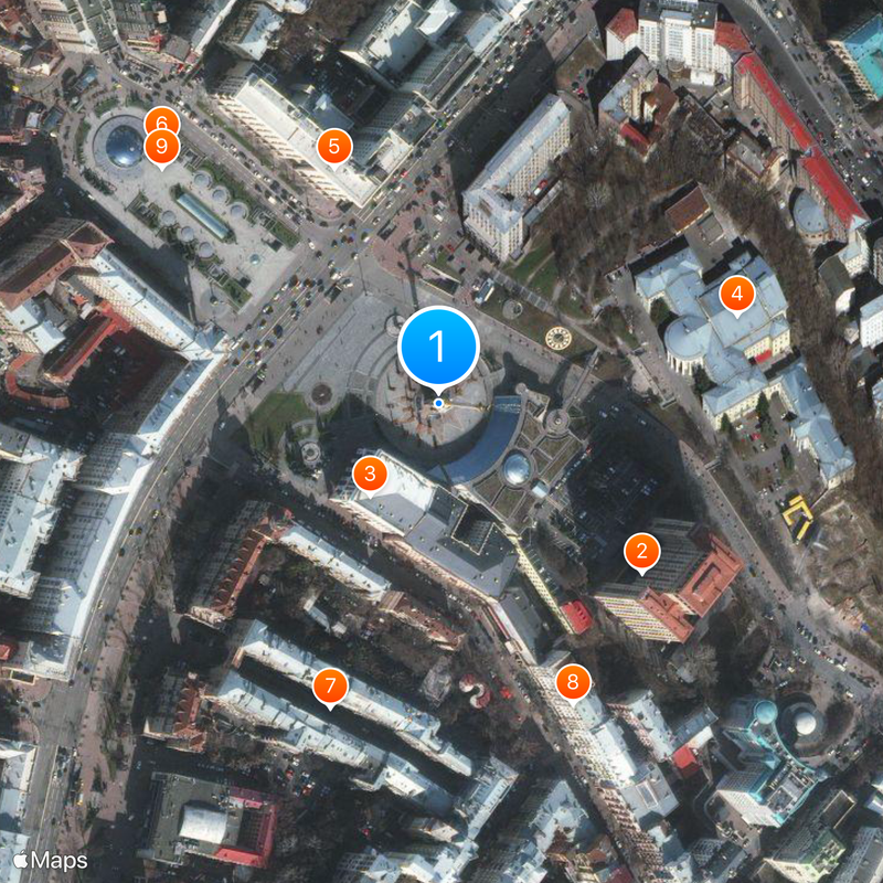 Independence Monument Mapa