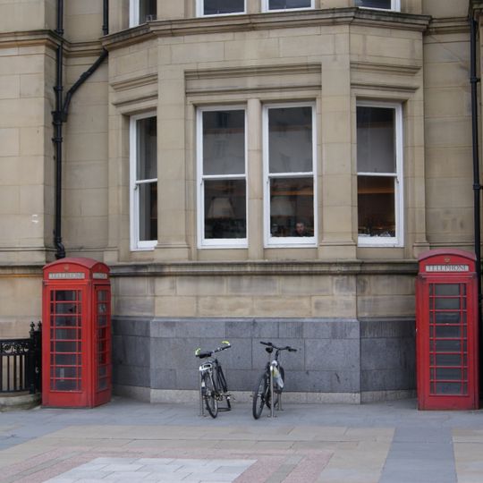 Six K6 Telephone Kiosks Outside General Post Office