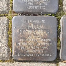 Stolperstein en memoria de Minna Gryncajgier