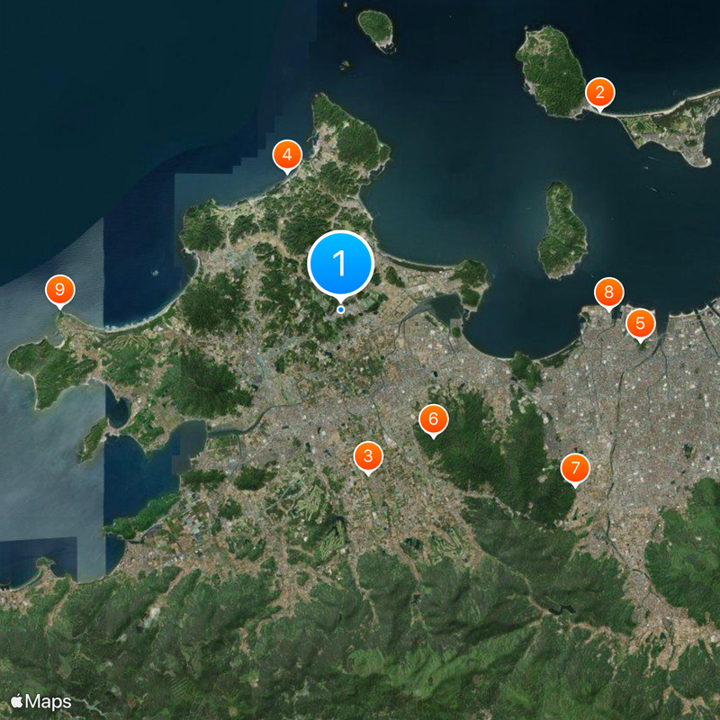 Kyushu University Map