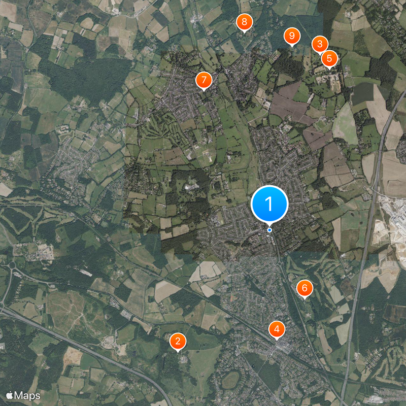 Chalfont St Peter Mapa