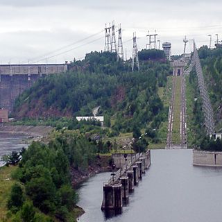 Krasnoyarsk Dam ship lift