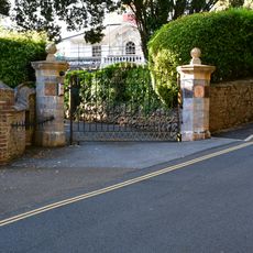 Garden Wall And Gate Piers To Mintons And Woods Way
