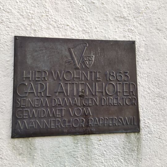 Gedenktafel für Carl Attenhofer