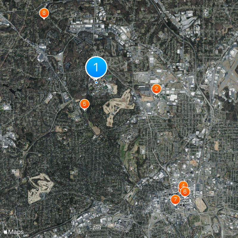 Wake Forest University Map