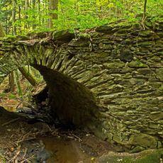Fürnberg´sche Poststraße (Abschnitt in Aschelberg) und Schwedenbrücke
