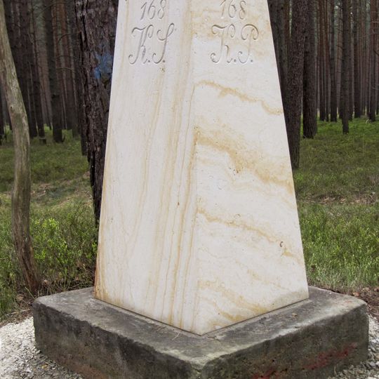 Sächsisch-Preußischer Grenzstein: Pilar Nr. 168