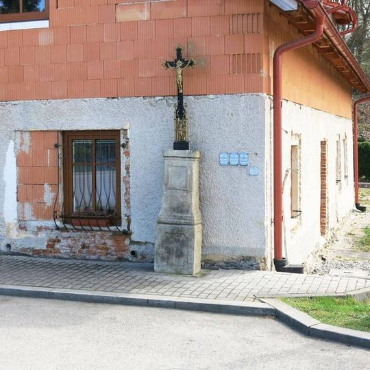 Kříž v Tržní ulici v Kaplici