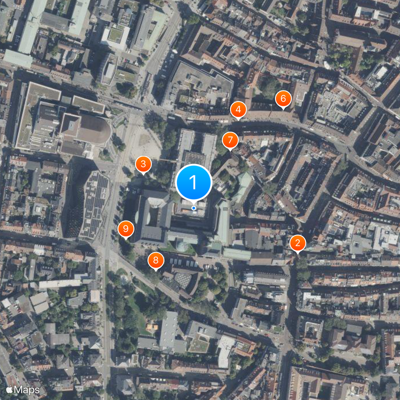 Universidad de Friburgo Mapa