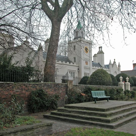 Front Wall To Trinity Hospital