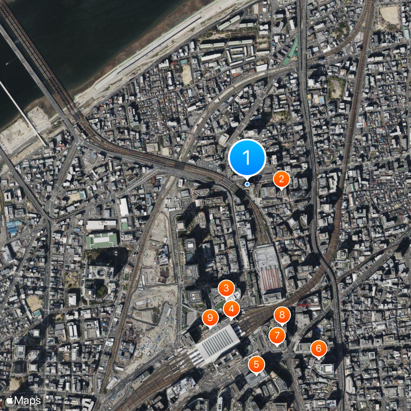Hankyu Corporation Map