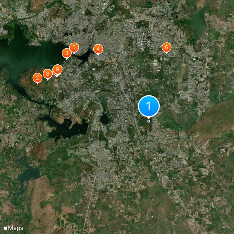 Barkatullah University Map