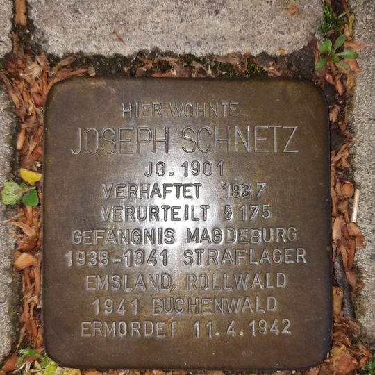 Stolperstein für Joseph Fidelius Schnetz