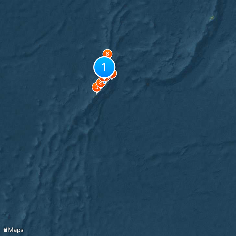 Koror–Babeldaob Bridge Map