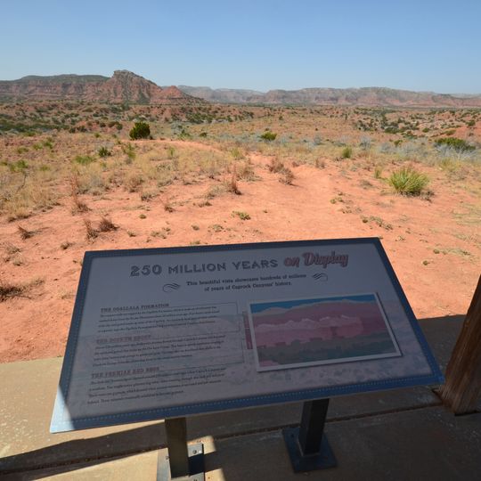 Caprock Canyons State Park and Trailway Scenic Overlook