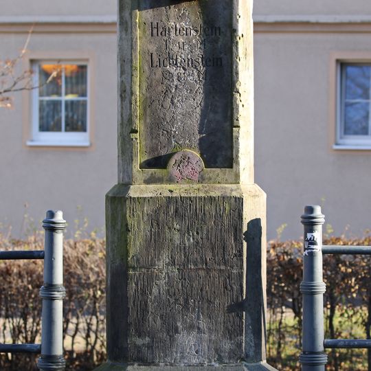 Kgl.-sächs. Postmeilenstein in Schneeberg