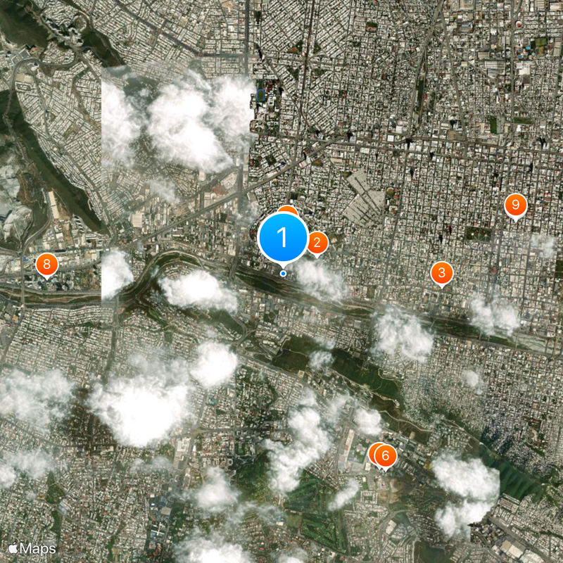 Obispado Tower Kaart