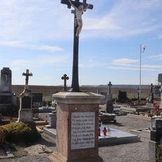 Hřbitovní kříž na hřbitově v Krhově