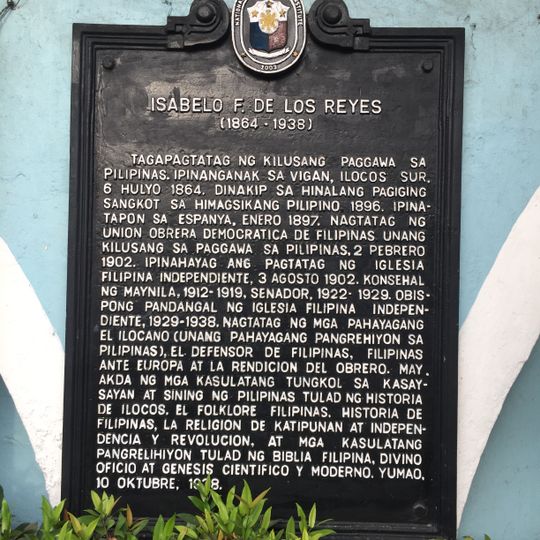 Isabelo F. de los Reyes historical marker