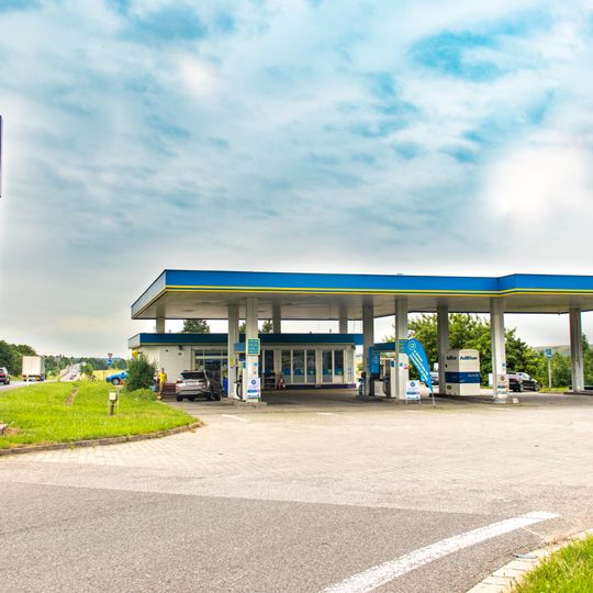 EuroOil petrol station in Jičín