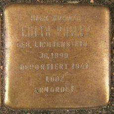 Stolperstein dedicated to Edith Philip
