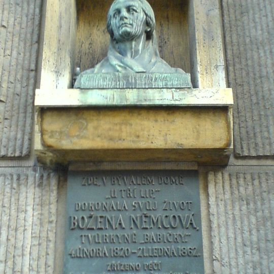 Pamětní deska Boženy Němcové