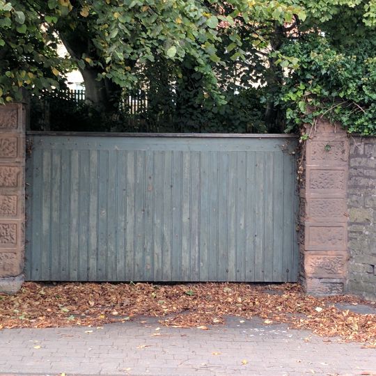 Boundary Wall And Gate At Number 2