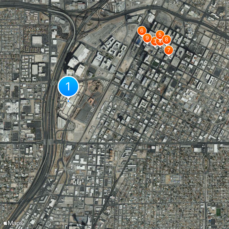 Las Vegas Premium Outlets North Map