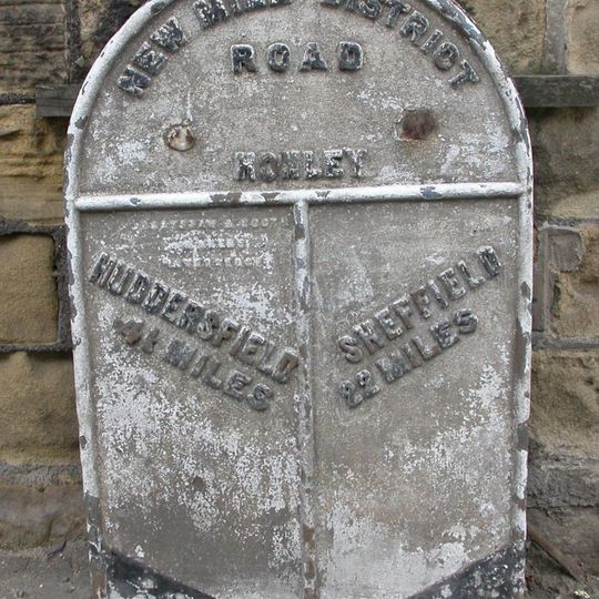 4.5 Mile Post Opposite Junction Of Brockholes Lane