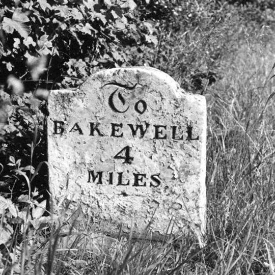 Milestone 15 Metres North Of Stoney Ley Lodge