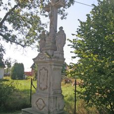 Sousoší kalvárie na podstavě